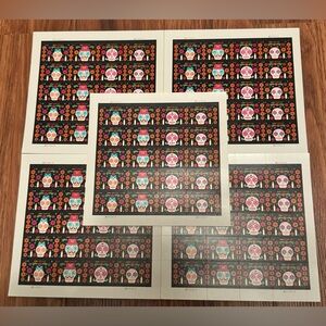100 Day of the Dead Sugar Skulls‎ Forever Postage Stamps USPS Halloween Skeleton